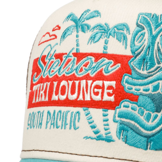 Tiki Lounge Cotton Trucker Cap - Stetson