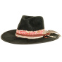 Black Wool Onyx Traveller Hat - American Hat Makers