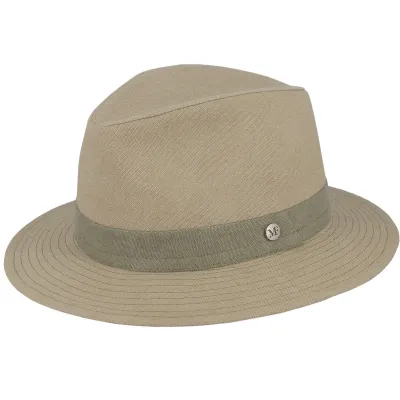 Chapeau Fedora Garibaldi Coton Beige - Flechet