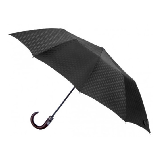 Parapluie Homme Médium Pliant Noir - Piganiol