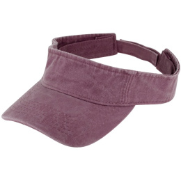 Casquette visière Calvia Coton Bordeaux - Traclet