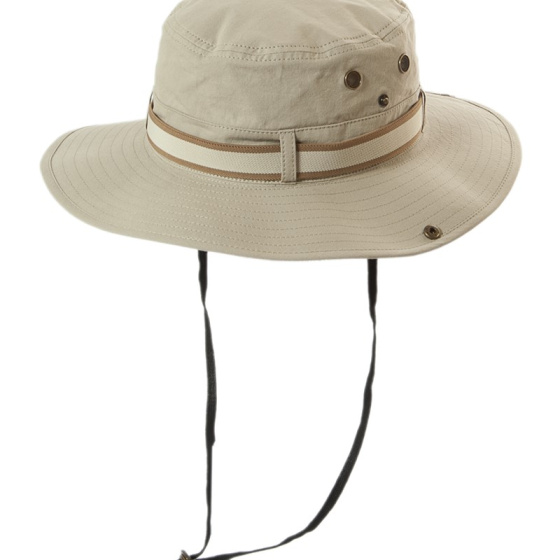 Beige Cotton Traveller Bucket Hat UPF 50+ - Traclet