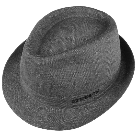 Gray Linen Trilby Hat - Stetson
