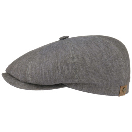 Stetson Anthracite Linen Hatteras Cap