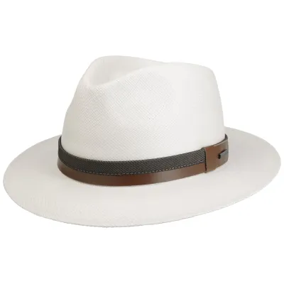 Chapeau Traveller Anderson Panama Blanchi - Stetson réf 22136 chapellerie traclet