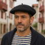 Beret Basque Elosegui Basica Noir - made in Pays Basque