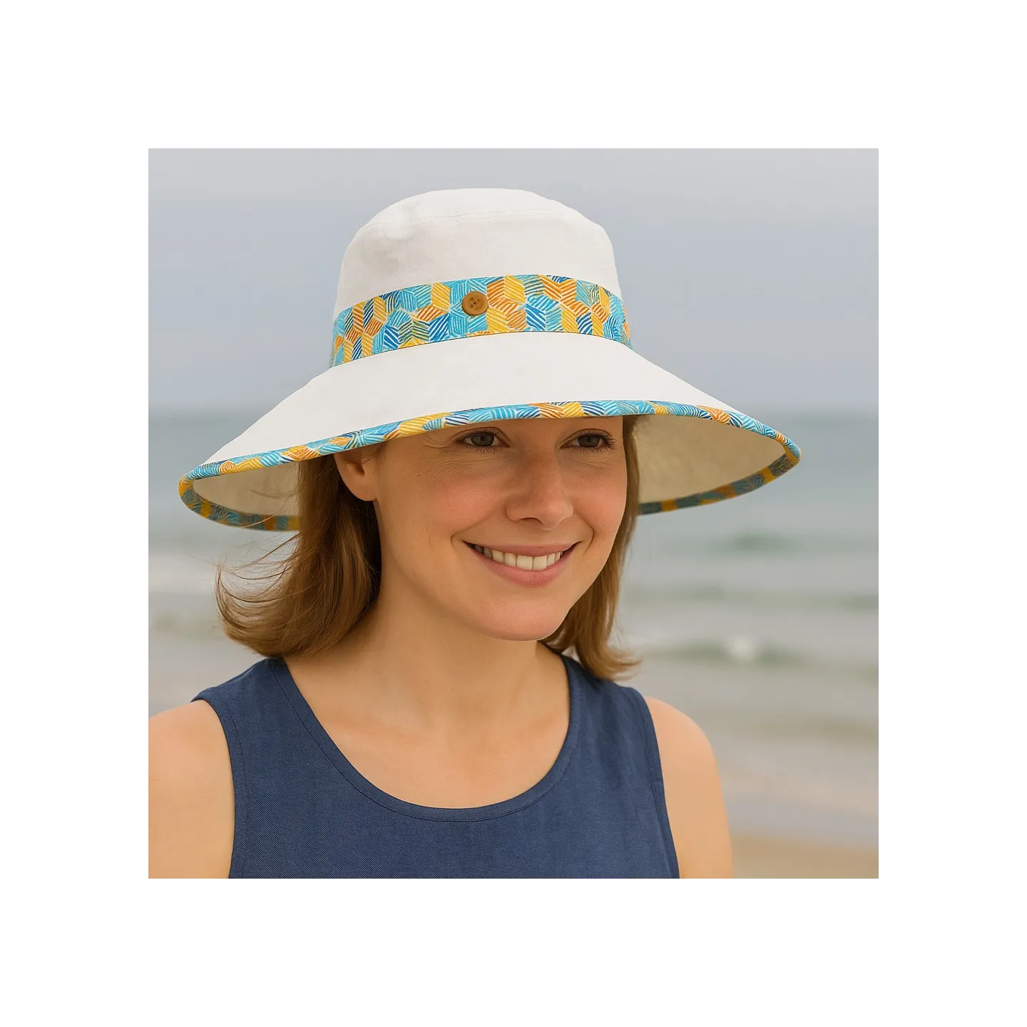Floky Turquoise XXL Summer Sun Hat - Soway Reference: 17691| Traclet Hat Shop