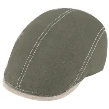 Casquette Bombée Giovanni lin Olive - Traclet