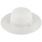 Elena White Paper Straw Wide-Brim Hat - Traclet