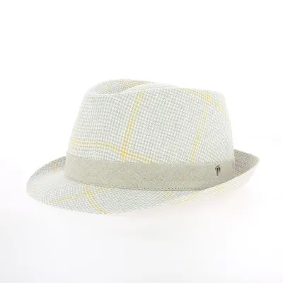 Printed Cotton Spring Trilby Hat - Traclet Reference: 12930 | Traclet Millinery