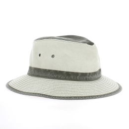 Khaki Spenser Safari Traveller Hat - Crambes