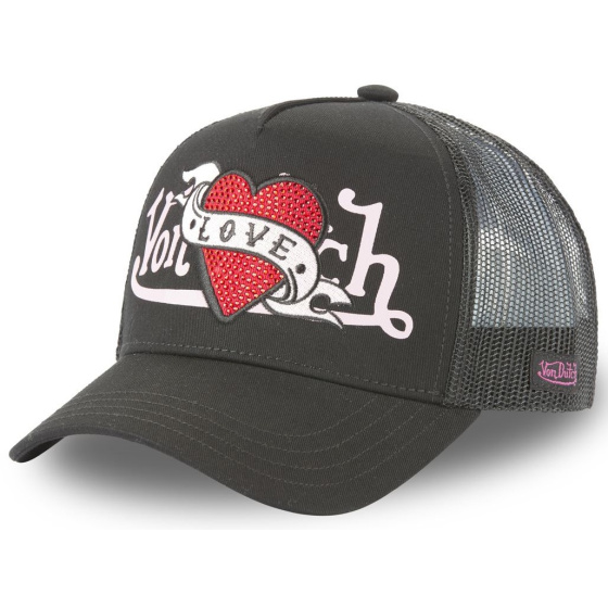 Love Black Baseball Cap - Von Dutch