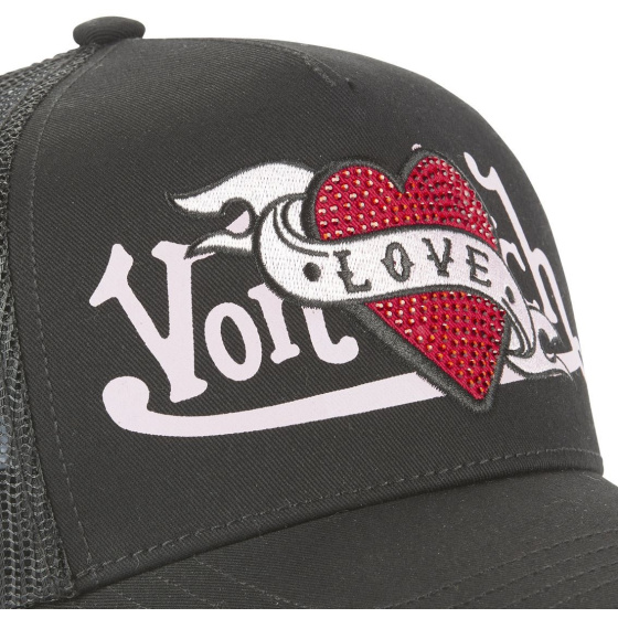 Casquette Baseball Love Noire - Von Dutch Casquette Baseball Love Noire - Von Dutch