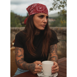 Santa Clara Cotton Red Bandana - Von Dutch