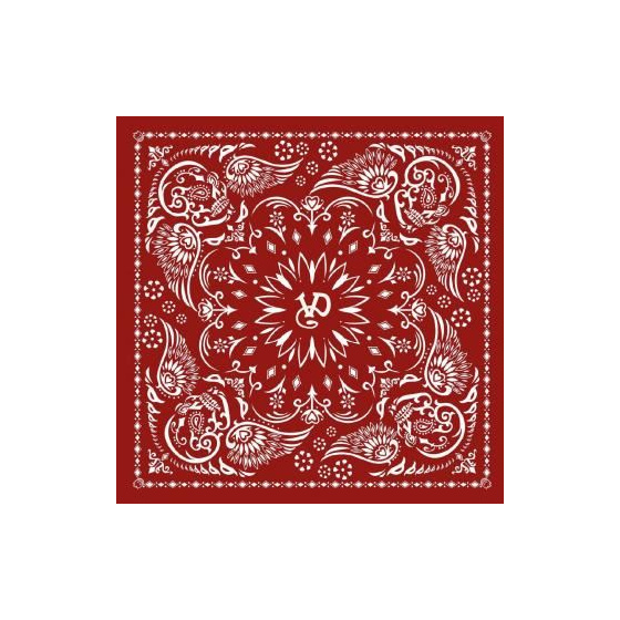 Santa Clara Cotton Red Bandana - Von Dutch