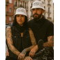 White Washed Cotton Bucket Hat - VON DUTCH