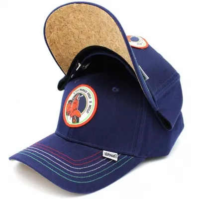 Casquette Baseball Scooter Marine Coton - Woed