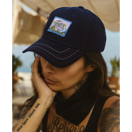 Baseball cap Brazil Navy Cotton - Woed