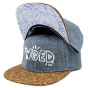 Casquette Snapback Crânes Bleu/Gris - Woed
