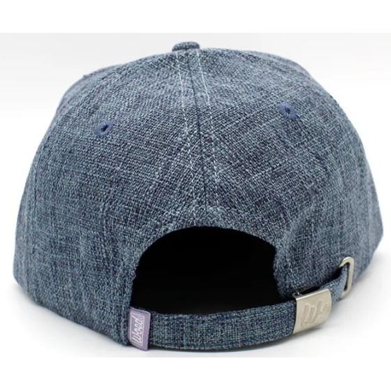 Blue/Gray Skull Snapback Cap - Woed