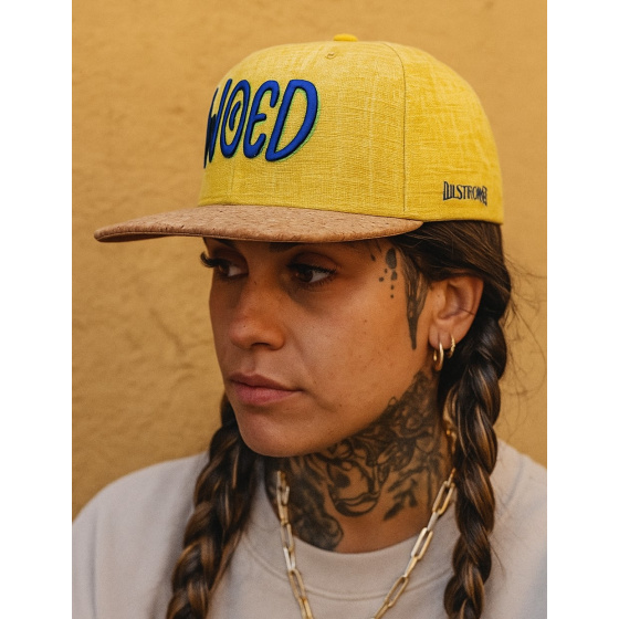 Casquette Snapback Ilustronauta Jaune Moutarde - Woed Casquette Snapback Ilustronauta Jaune Moutarde - Woed