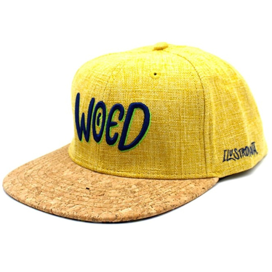 Ilustronauta Mustard Yellow Snapback Cap - Woed