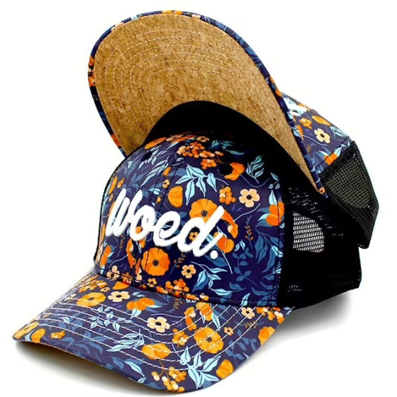 Baseball Trucker Fishing Cap - Woed