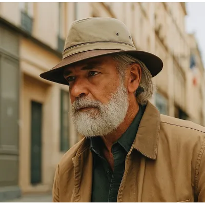 Safari Hat Peaugres Cotton Beige & Brown - Traclet - Reference: 17836 | Traclet Hat Shop