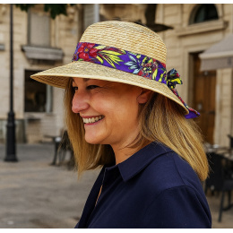 copy of Lana Natural Straw Large Visor Cap - Traclet