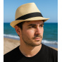Groove Trilby Hat Natural Paper Straw - Traclet