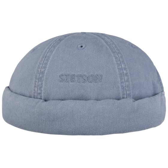 Bonnet Docker Ocala Coton Bleu Clair UPF 40+ - Stetson