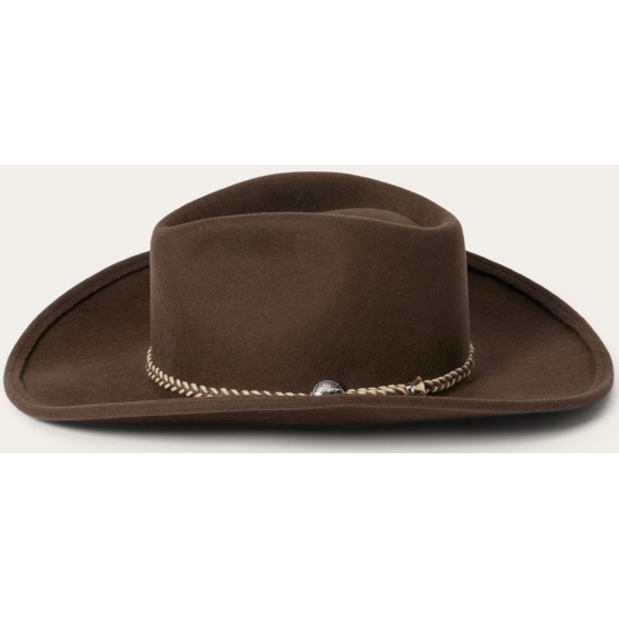 Chapeau Cowboy Seneca Buffalo 3 X Feutre Marron - Stetson
