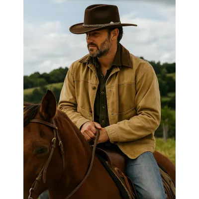 Chapeau Cowboy Seneca Buffalo 3 X Feutre Marron - Stetson