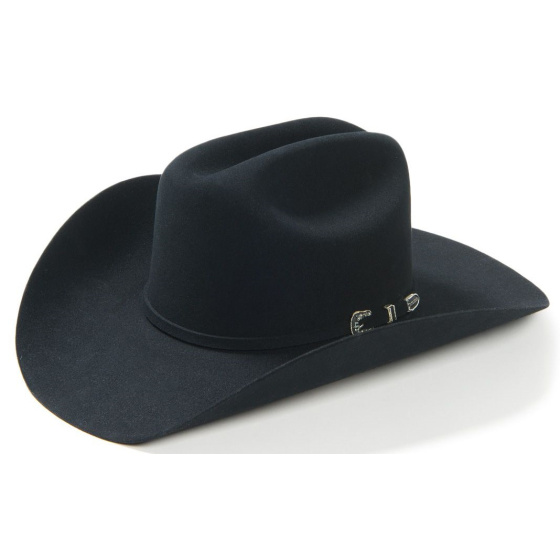 Chapeau Cowboy Skyline 6X Feutre Poil Noir - Stetson