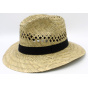 Traveller Gardener Straw Hat Black Ribbon - Traclet