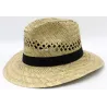 Chapeau Traveller Gardener Paille Ruban Noir - Traclet