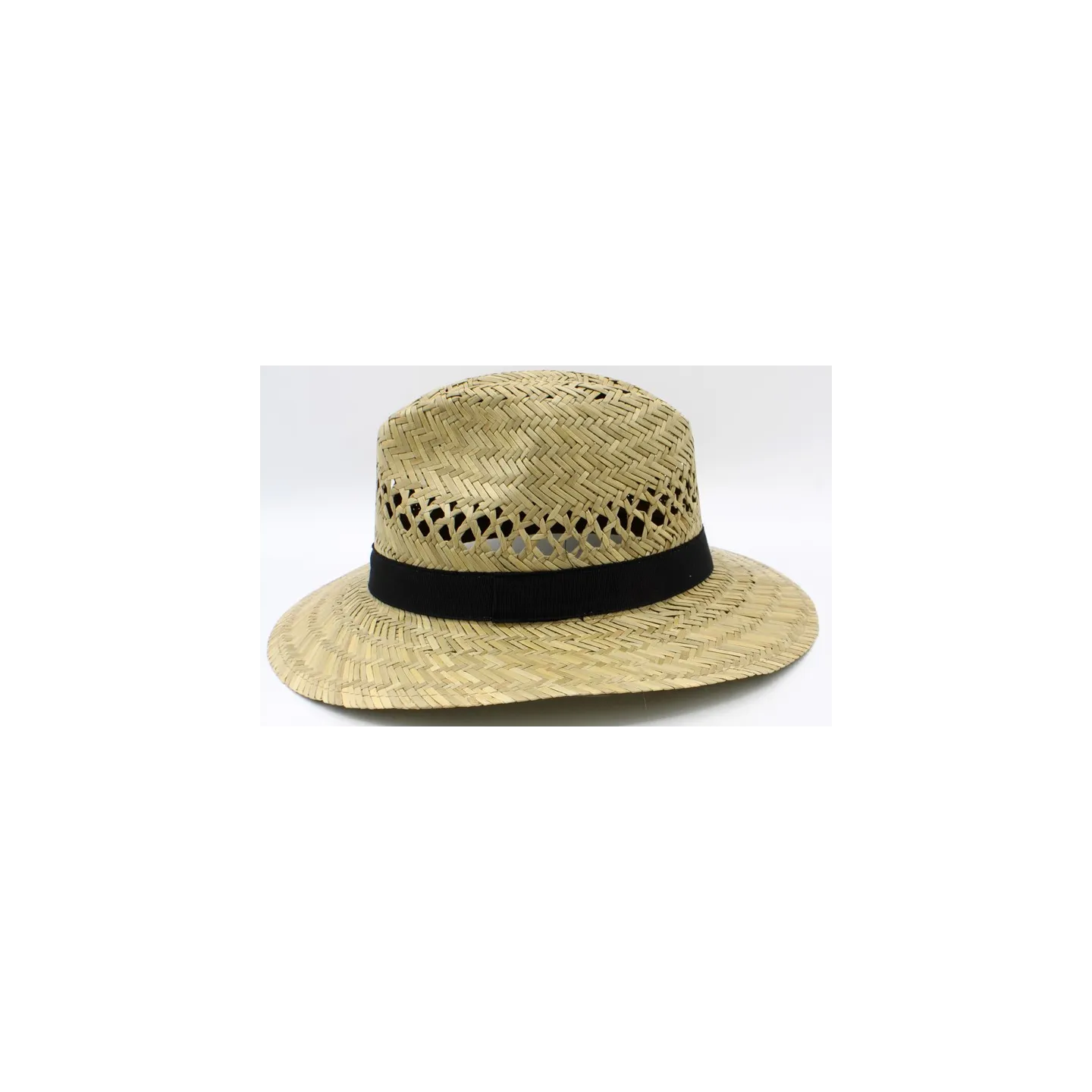 Chapeau Traveller Gardener Paille Ruban Noir - Traclet  Reference : 17740| Chapellerie Traclet