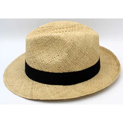 Carpino Straw Fedora Hat - Traclet