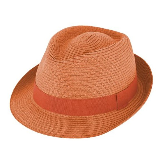 copy of Pine Green Paper Straw Trilby Hat - Traclet