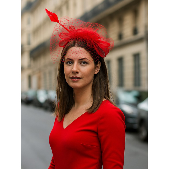 Red Appia Ceremony Headband - Traclet