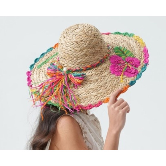 copy of Summer Capeline Daisie Natural Straw - Traclet
