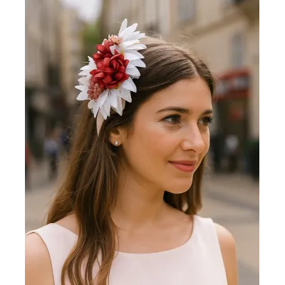 Leia Ceremonial Headband - Traclet Reference: 20164| Traclet Millinery