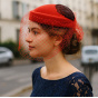 Chapeau Elégance Rouge - Fabrication Française