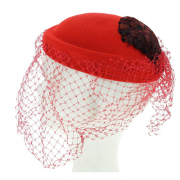 Chapeau Elégance Rouge - Made in France