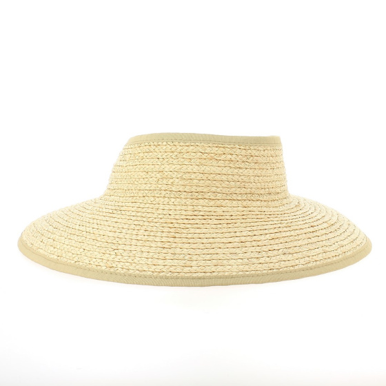 Sand Bottomless Straw Wide-Brimmed Hat - Traclet