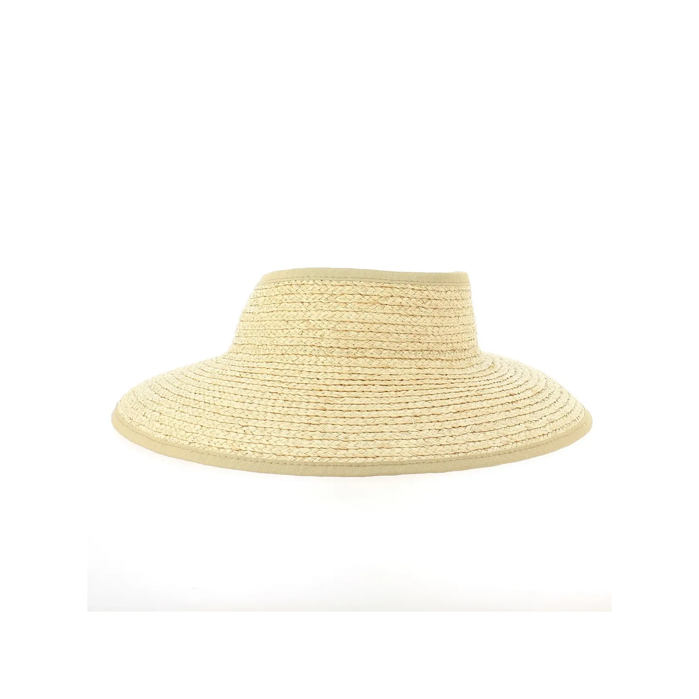 Capeline Paille Sans Fond Sable- Seeberger  Reference : 9528 | Chapellerie Traclet