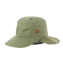 Casquette Cache-nuque Outdoor Imperméable Olive - Traclet