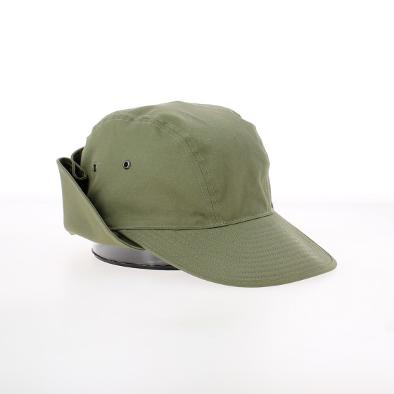 Casquette Cache-nuque Outdoor Imperméable Olive - Traclet Casquette Cache-nuque Outdoor Imperméable Olive - Traclet