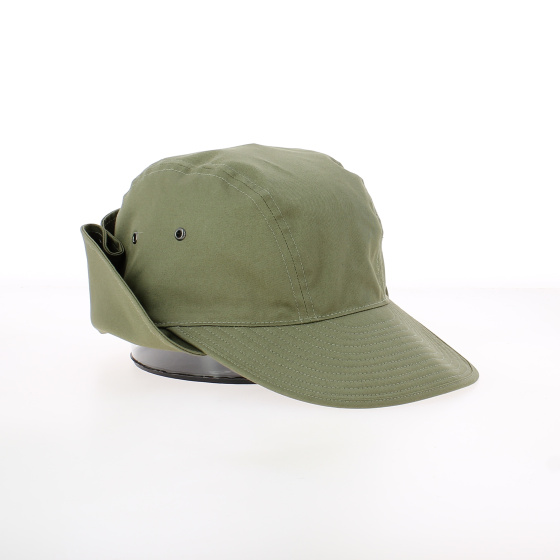 Casquette Cache-nuque Outdoor Imperméable Olive - Traclet Casquette Cache-nuque Outdoor Imperméable Olive - Traclet