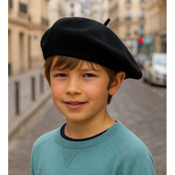 Béret Enfant Noir - Le Béret Français